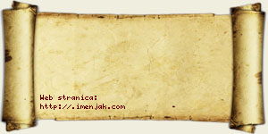 Isidora Nikić vizit kartica